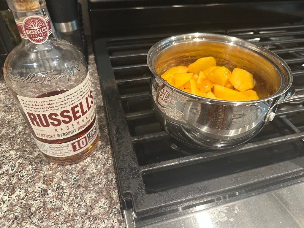 Bourbon Peach Crisp with Russell’s 10 – A Perfect&nbsp;Ending